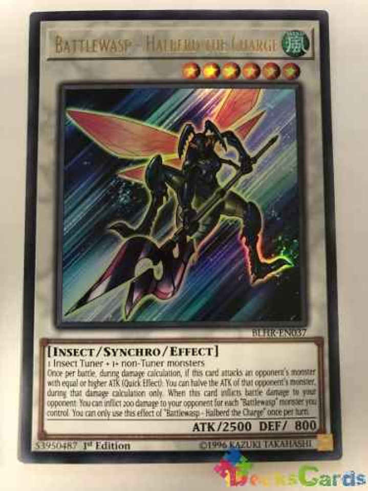Battlewasp - Halberd The Charge - blhr-en037 - Ultra Rare 1st Edition 1