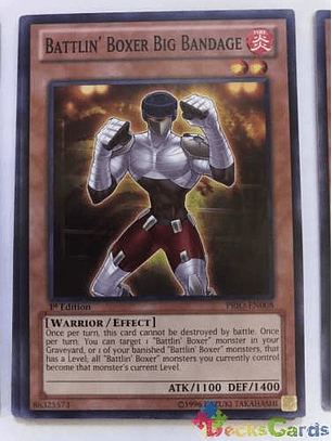 Battlin' Boxer Big Bandage - prio-en008 - Common 1st Edition