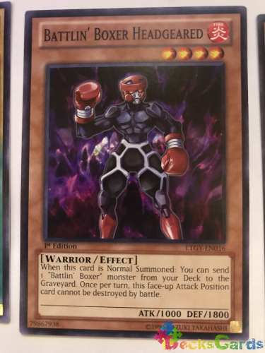 Battlin' Boxer Headgeared - ltgy-en016 - Common 1st Edition