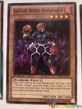 Battlin' Boxer Headgeared - ltgy-en016 - Common 1st Edition