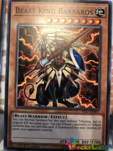 Beast King Barbaros - ys17-en007 - Common 1st Edition