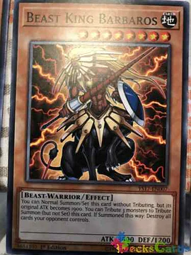 Yugioh! Mp21-en057 King Beast Barbaros 1st Edition | Meses Sin Interés