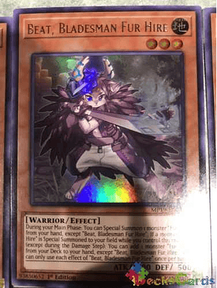 Beat, Bladesman Fur Hire - mp19-en247 - Ultra Rare 1st Edition