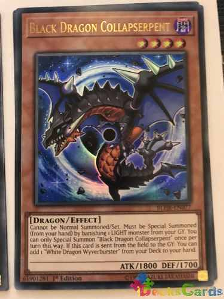 Black Dragon Collapserpent - blhr-en077 - Ultra Rare 1st Edition 1