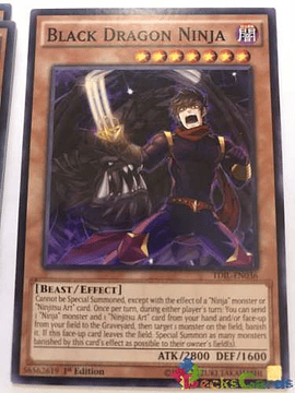 Black Dragon Ninja - tdil-en036 - Common 1st Edition