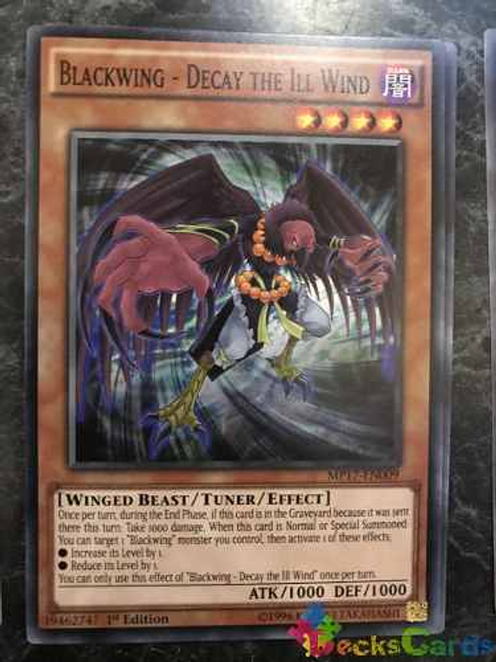 Blackwing - Decay The Ill Wind - mp17-en009 - Common 1st Edition 2