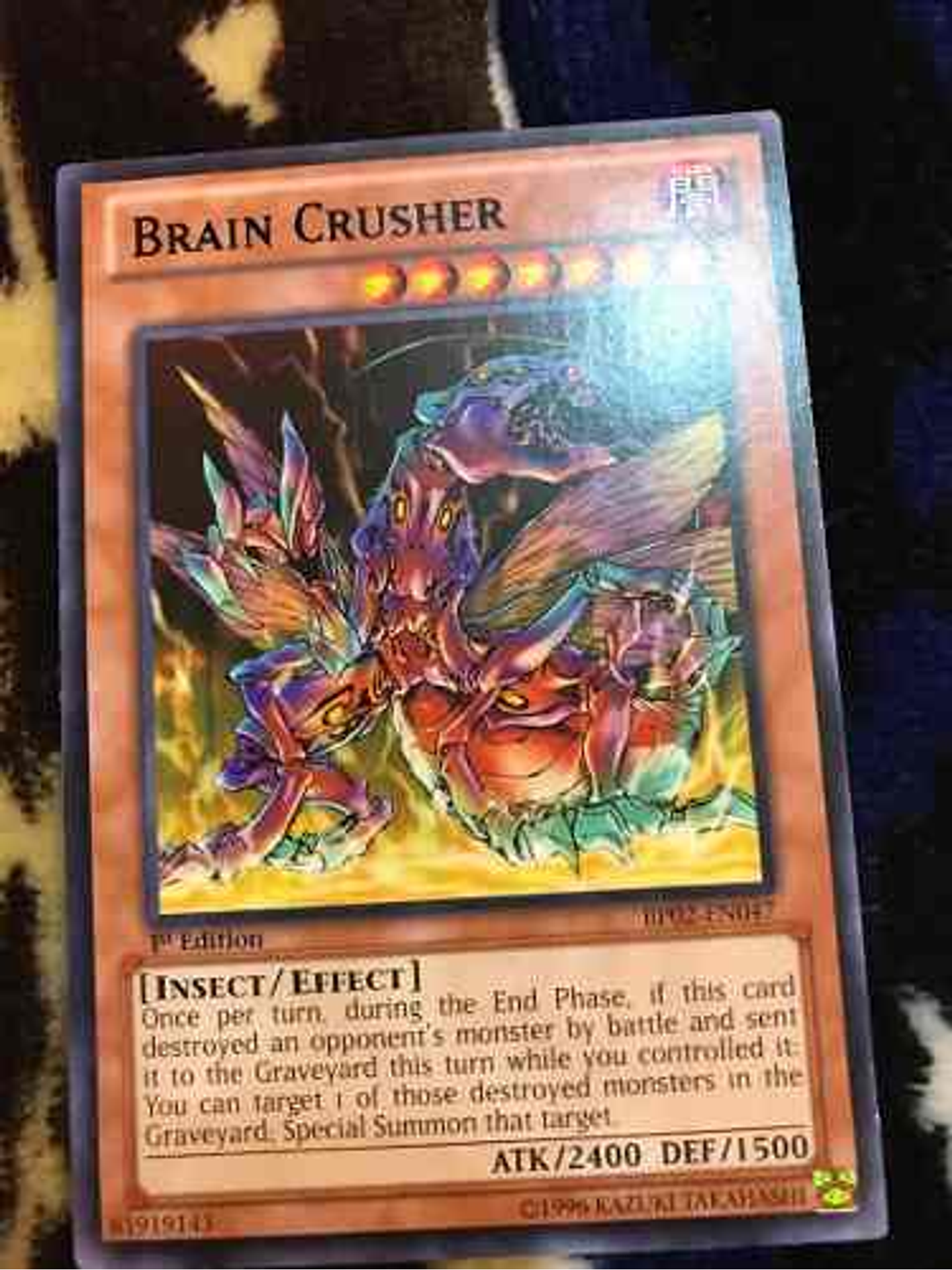 Brain Crusher - bp02-en047 - Rare 1st Edition 1