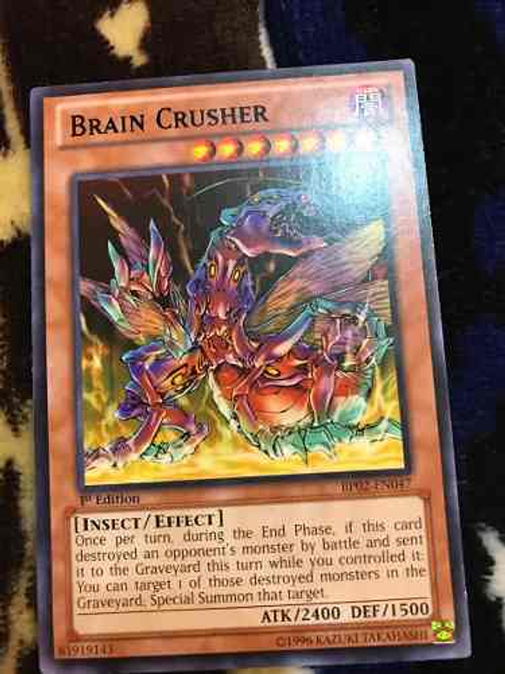 Brain Crusher - bp02-en047 - Rare 1st Edition 1