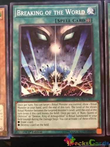 Breaking Of The World - cyho-en057 - Common 1st Edition