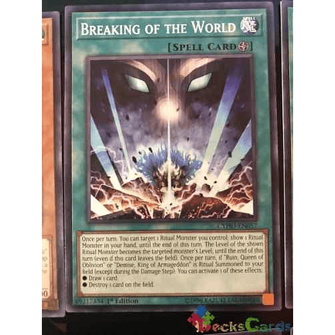 Breaking Of The World - cyho-en057 - Common 1st Edition
