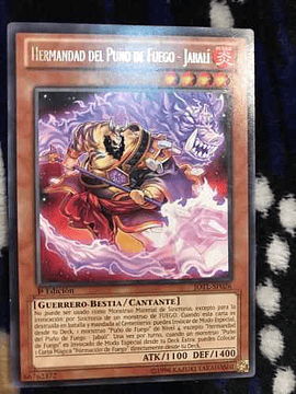 Brotherhood of the Fire Fist - Boar - JOTL-EN026 - Rare 1st Edition