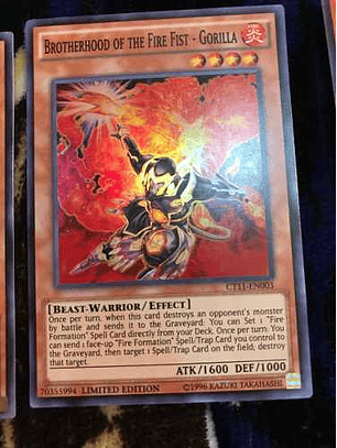 Brotherhood Of The Fire Fist - Gorilla - ct11-en003 - Super