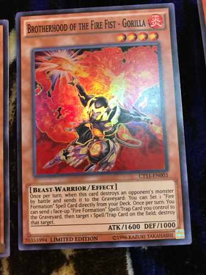 Brotherhood Of The Fire Fist - Gorilla - ct11-en003 - Super 1