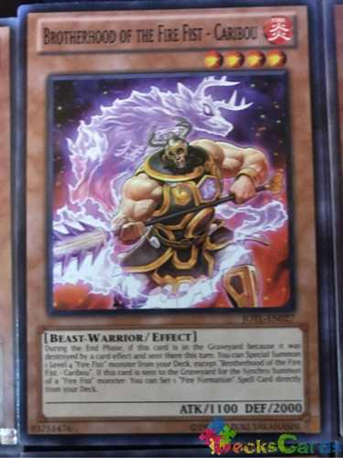 Brotherhood of the Fire Fist - Caribou - JOTL-EN027 - Common 1st Edition 2