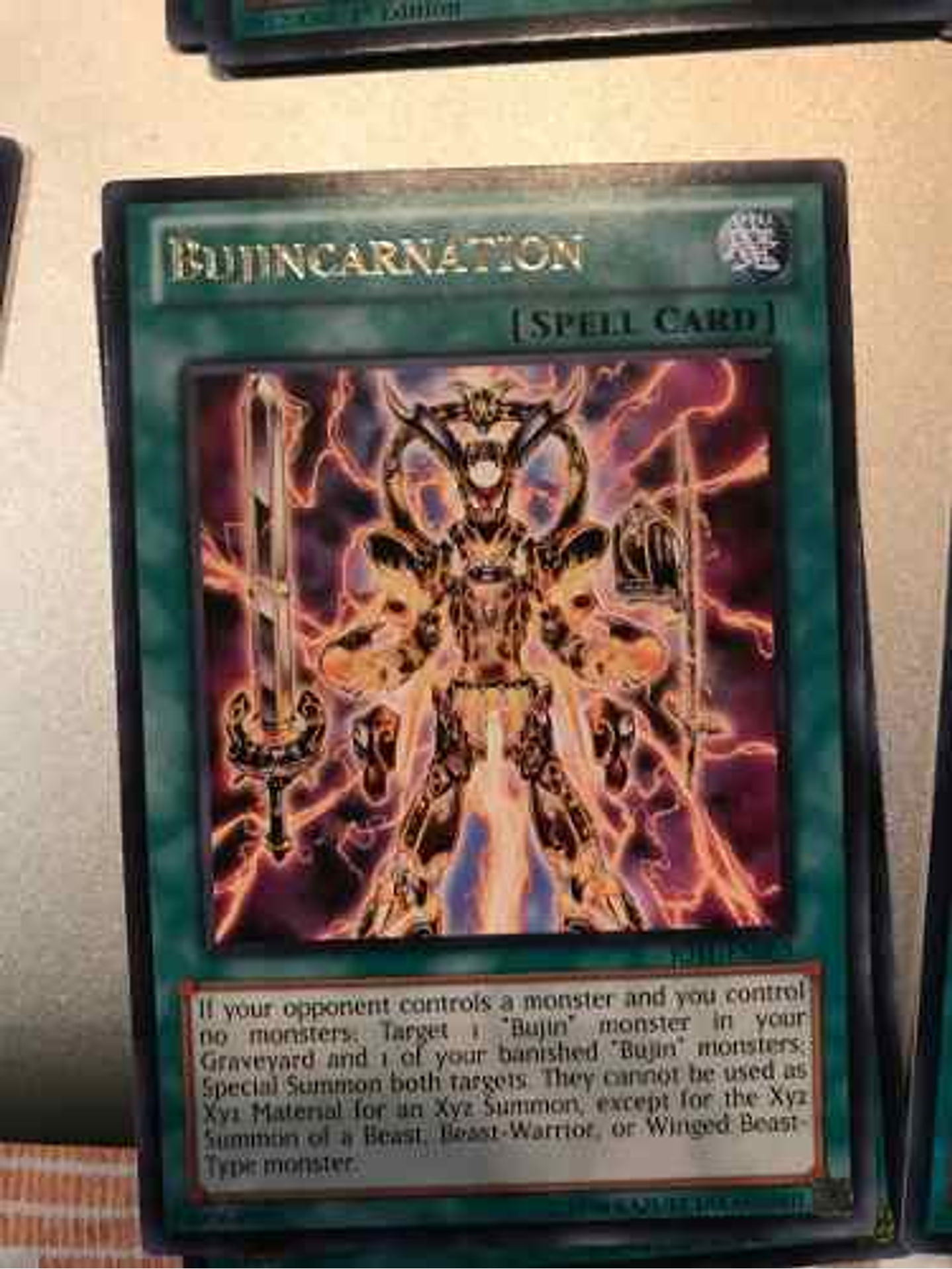 Bujincarnation - jotl-en063 - Rare 1st Edition 1