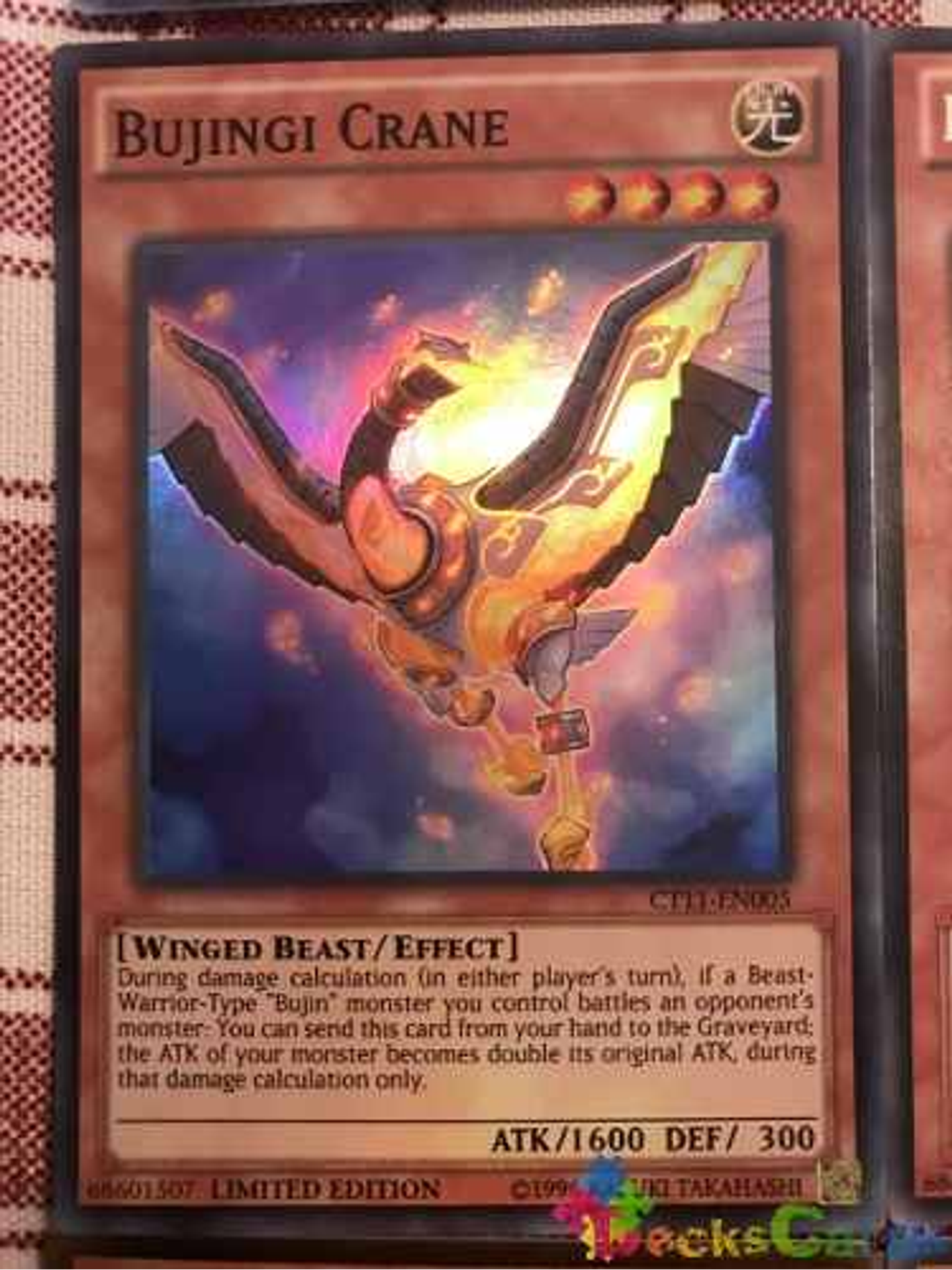 Bujingi Crane - ct11-en005 - Super Rare 1