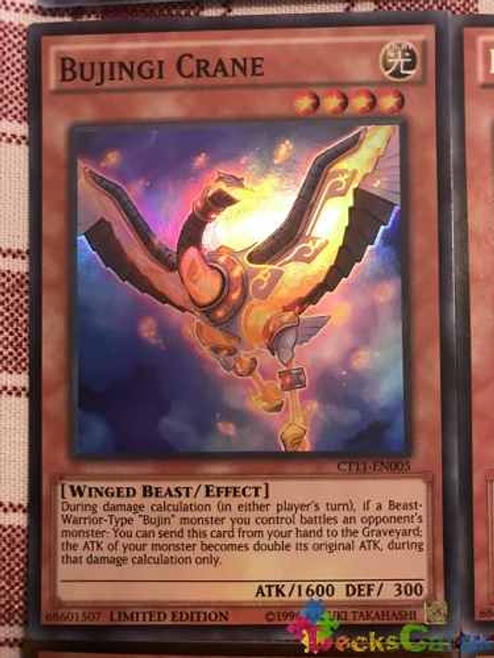 Bujingi Crane - ct11-en005 - Super Rare 1