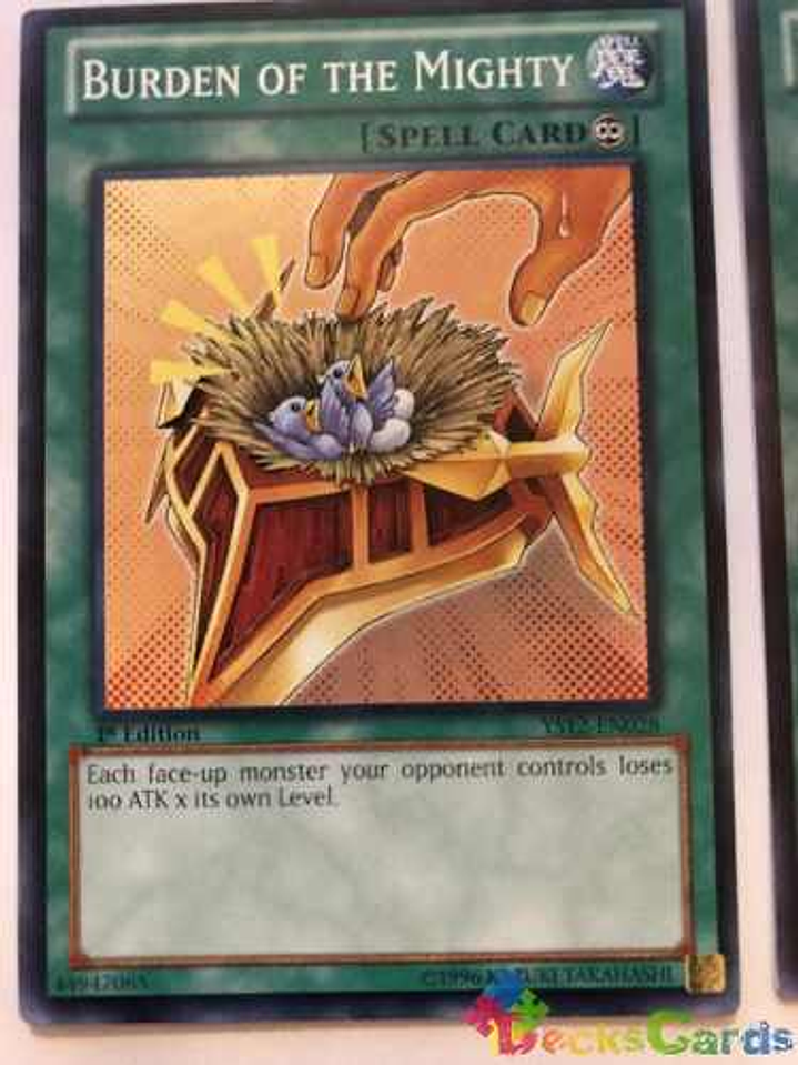 Burden Of The Mighty - ys12-en028 - Common 1st Edition 1
