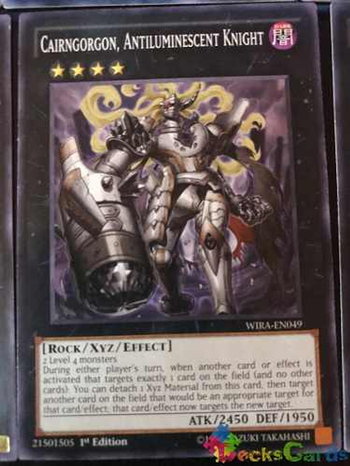 Cairngorgon, Antiluminescent Knight - wira-en049 - Common 1st Edition 1