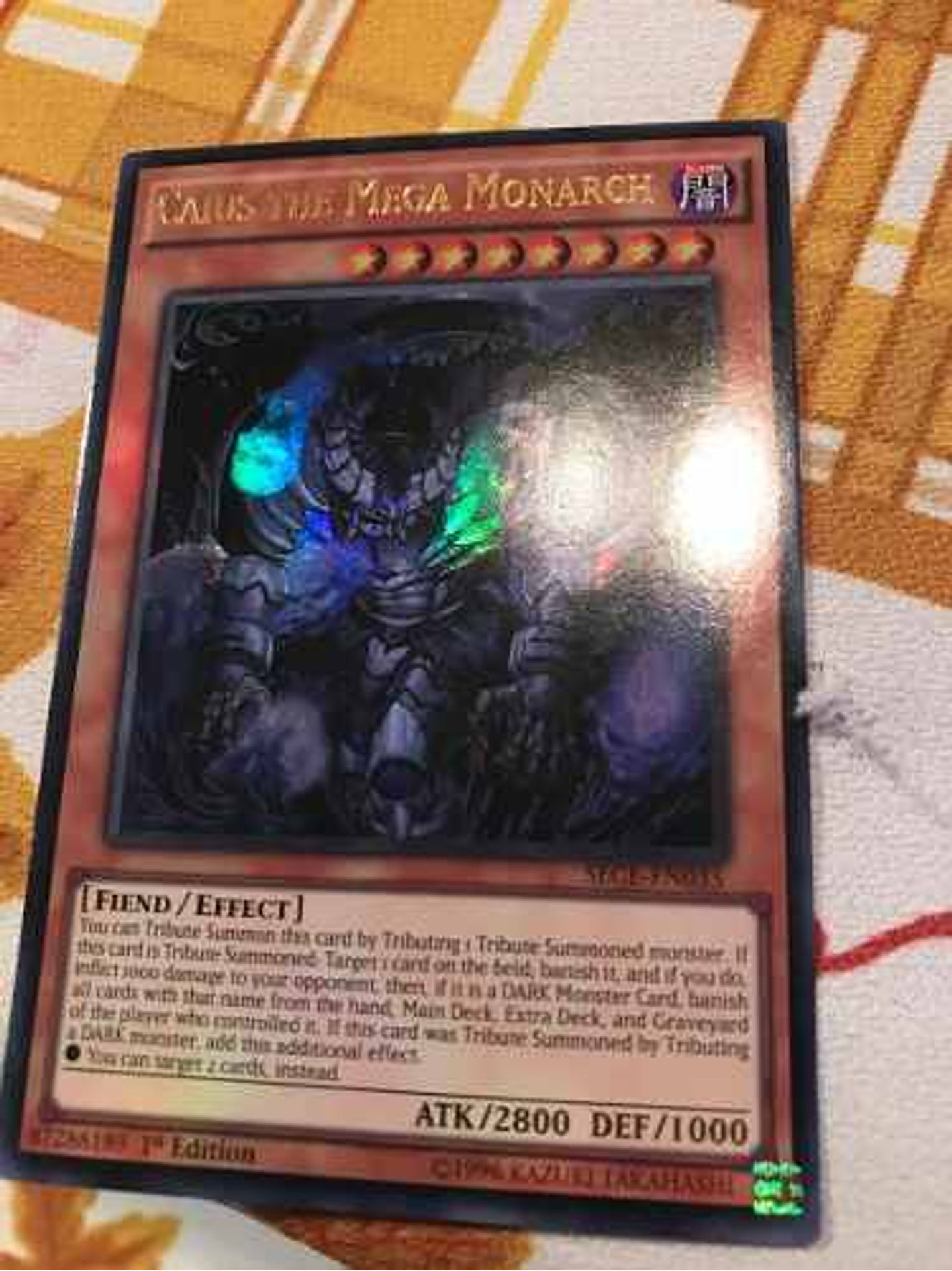 Caius The Mega Monarch - sece-en035 - Ultra Rare 1st Edition 1