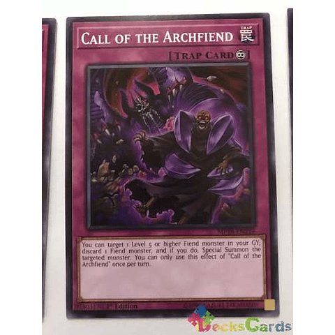 Call Of The Archfiend - mp18-en219 - Common 1st Edition