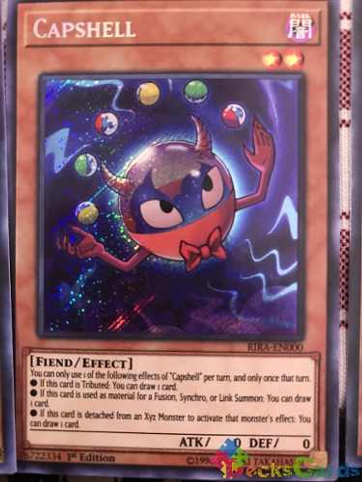 Capshell - rira-en000 - Secret Rare 1st Edition 1