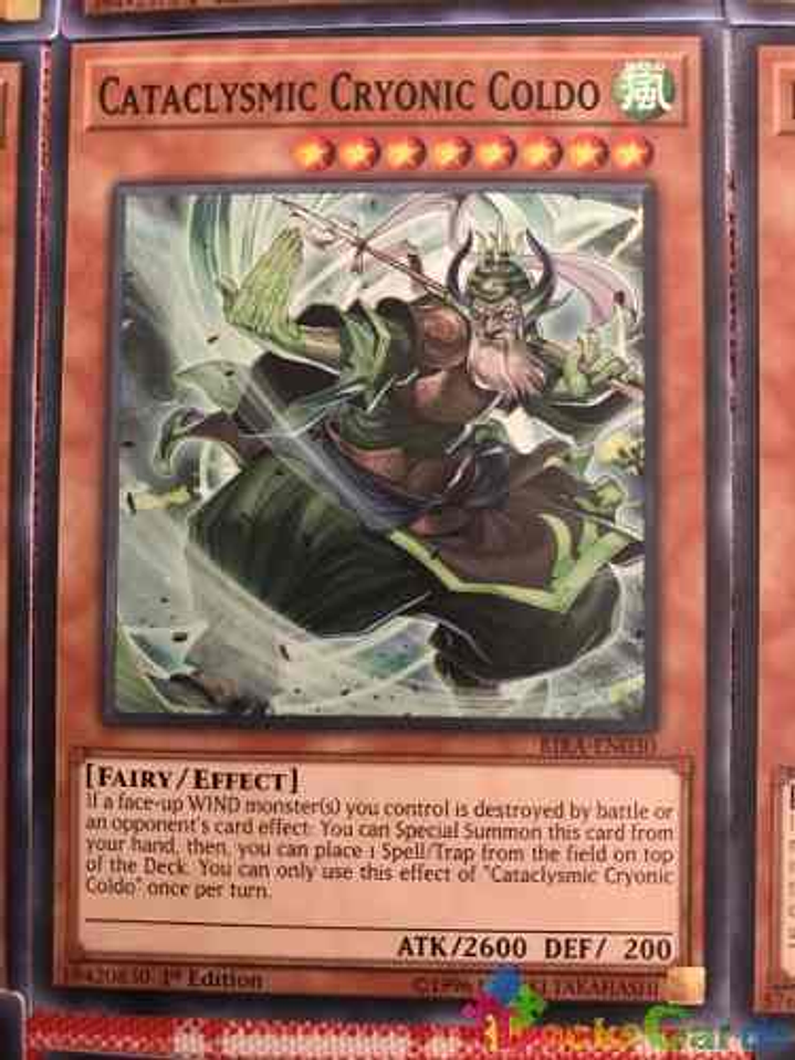 Cataclysmic Cryonic Coldo - rira-en030 - Common 1st Edition 1