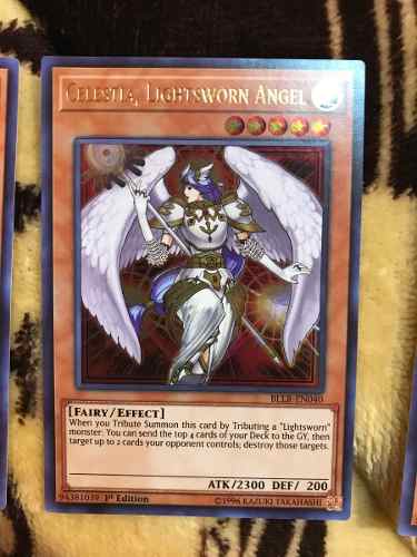 Celestia, Lightsworn Angel - bllr-en040 - Ultra Rare 1st Edition