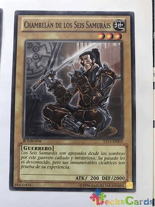 Chamberlain Of The Six Samurai - ys13-en005 - Common 1st Edi