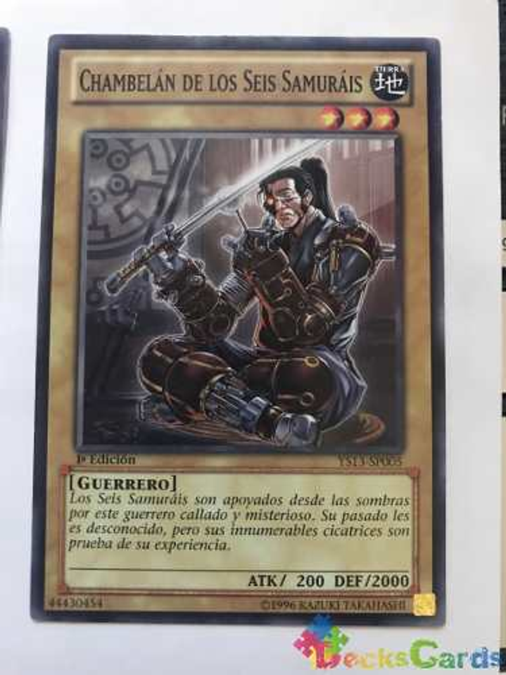 Chamberlain Of The Six Samurai - ys13-en005 - Common 1st Edi 1
