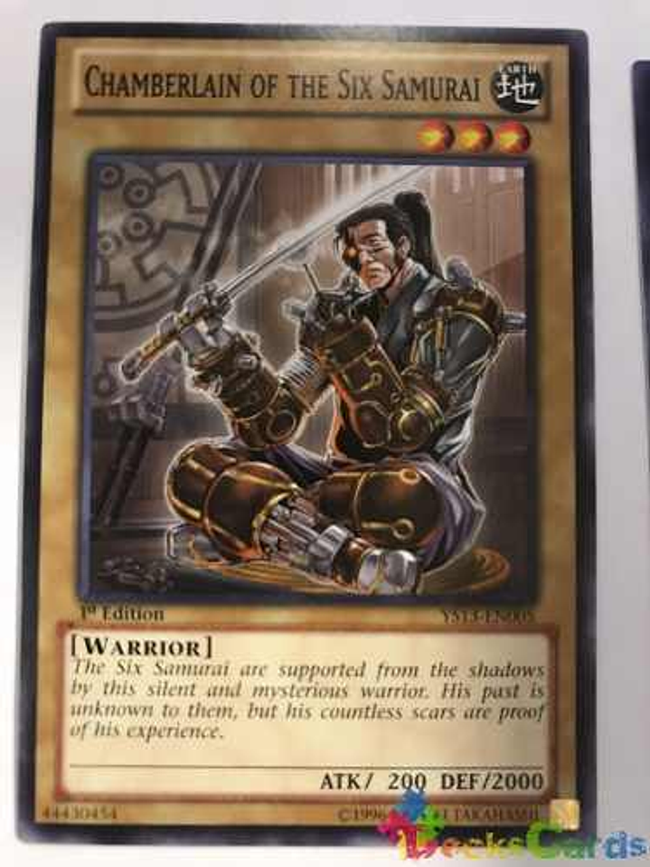 Chamberlain Of The Six Samurai - ys13-en005 - Common 1st Edi 2