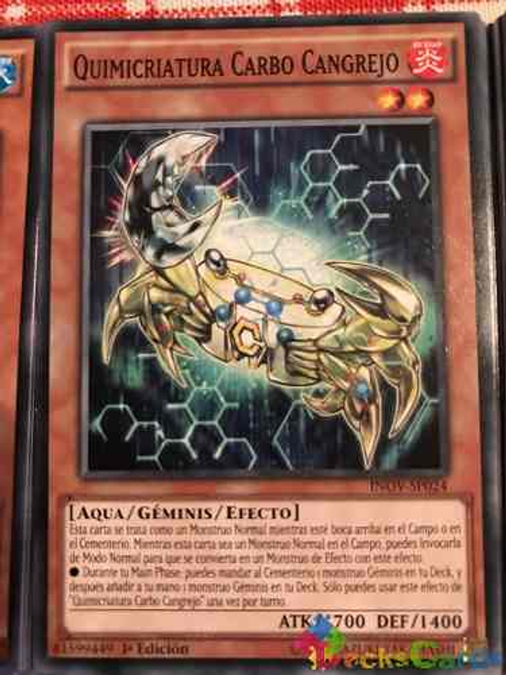 Chemicritter Carbo Crab - inov-en024 - Common 1st Edition 1