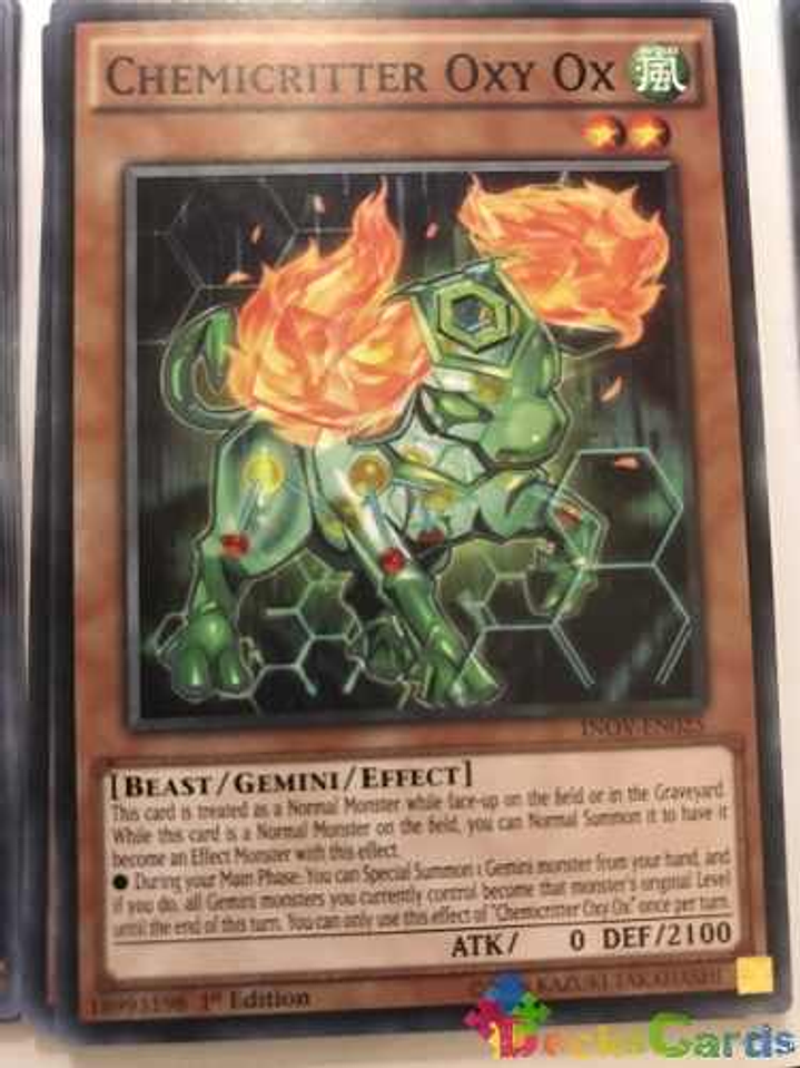 Chemicritter Oxy Ox - inov-en025 - Common 1st Edition 2