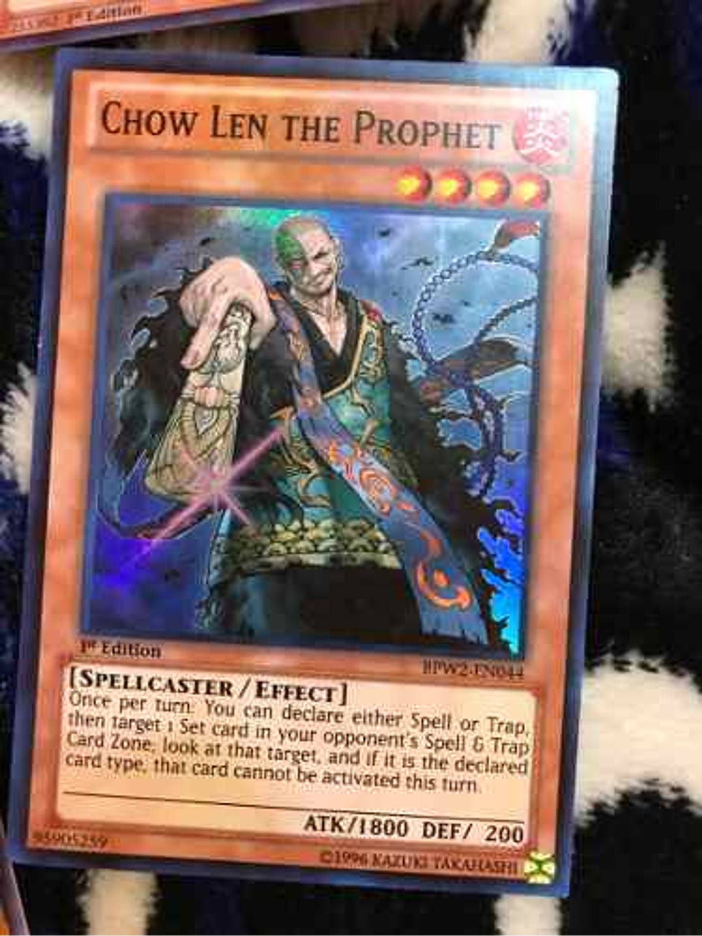 Chow Len The Prophet - bpw2-en044 - Super Rare 1st Edition 1