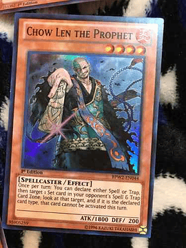 Chow Len The Prophet - bpw2-en044 - Super Rare 1st Edition