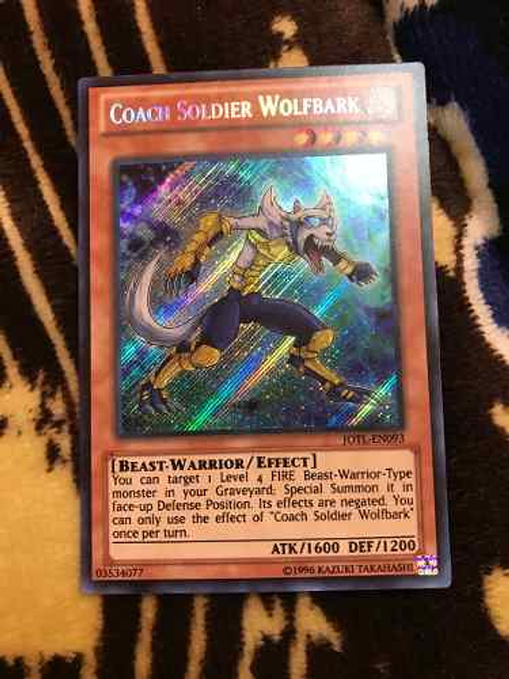 Coach Soldier Wolfbark - jotl-en093 - Secret Rare Unlimited 1