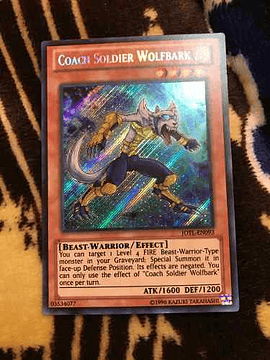Coach Soldier Wolfbark - jotl-en093 - Secret Rare Unlimited