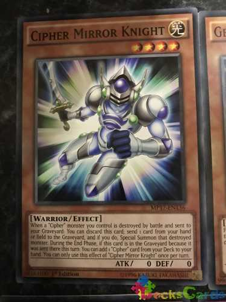 Cipher Mirror Knight - mp17-en136 - Common 1st Edition 2