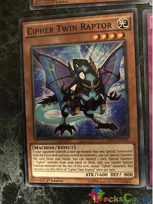 Cipher Twin Raptor - mp17-en135 - Common 1st Edition