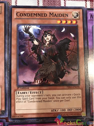 Condemned Maiden - prio-en038 - Common 1st Edition