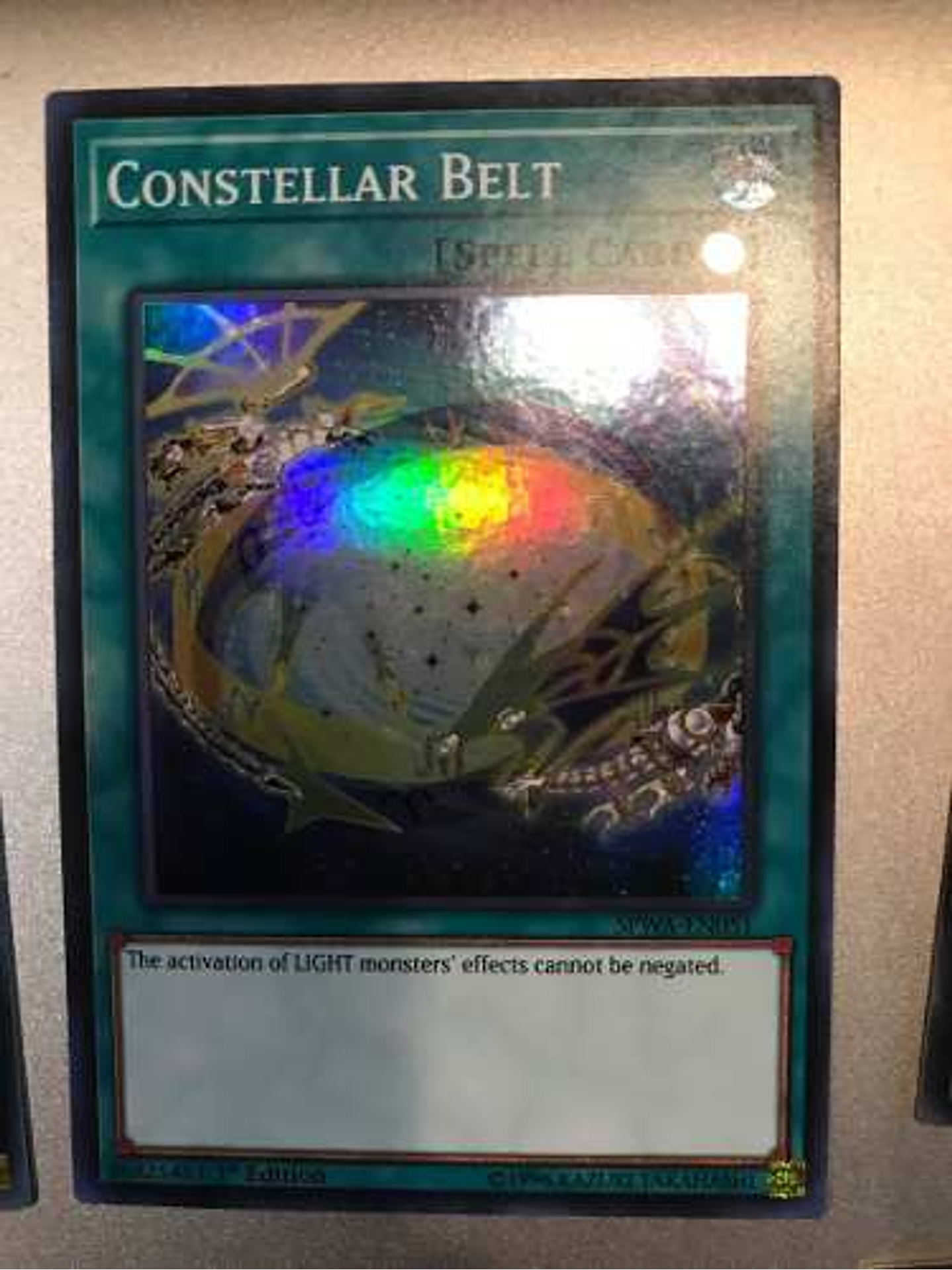 Constellar Belt - spwa-en051 - Super Rare 1st Edition 1