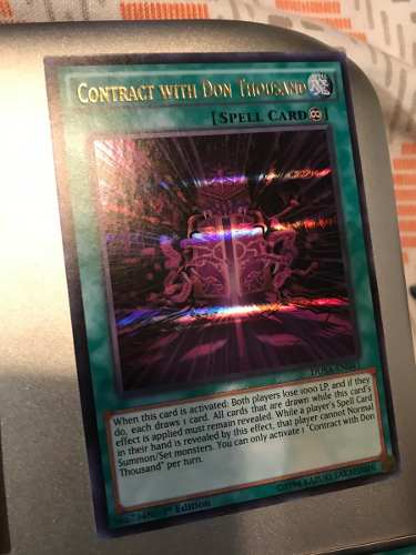 Contract With Don Thousand - dusa-en041 - Ultra Rare 1st Edition