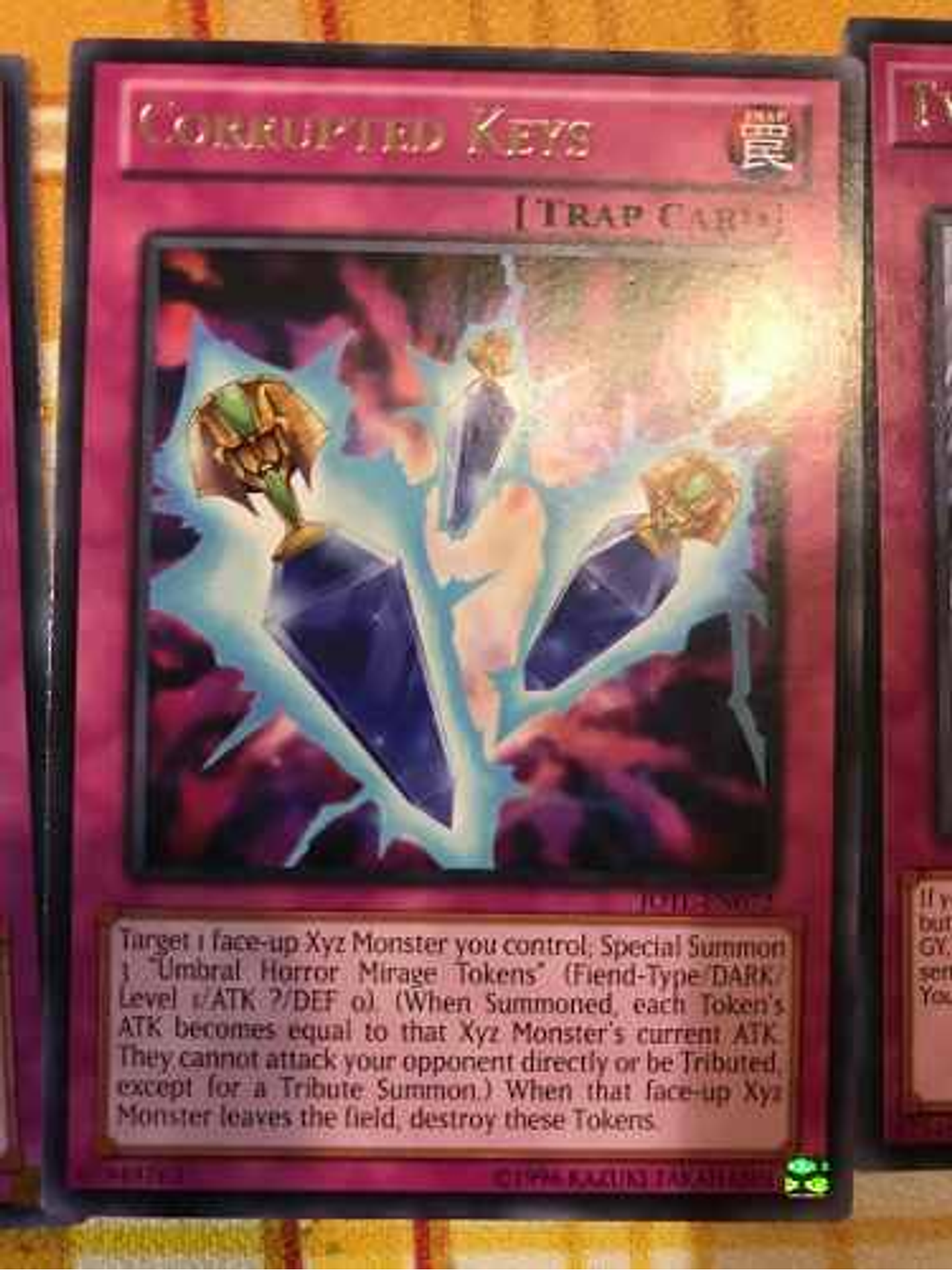 Corrupted Keys - jotl-en072 - Rare 1st Edition 1