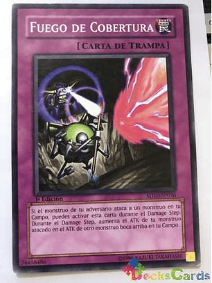 Covering Fire - sd10-en036 - Common 1st Edition