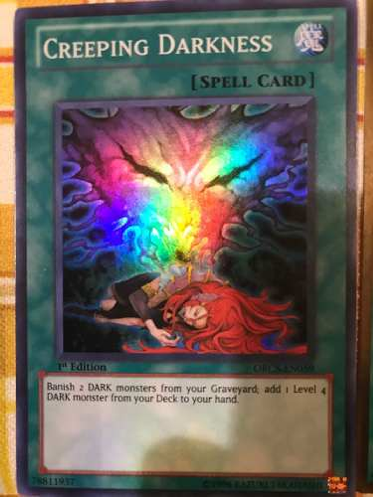 Creeping Darkness - orcs-en059 - Super Rare 1st Edition 1