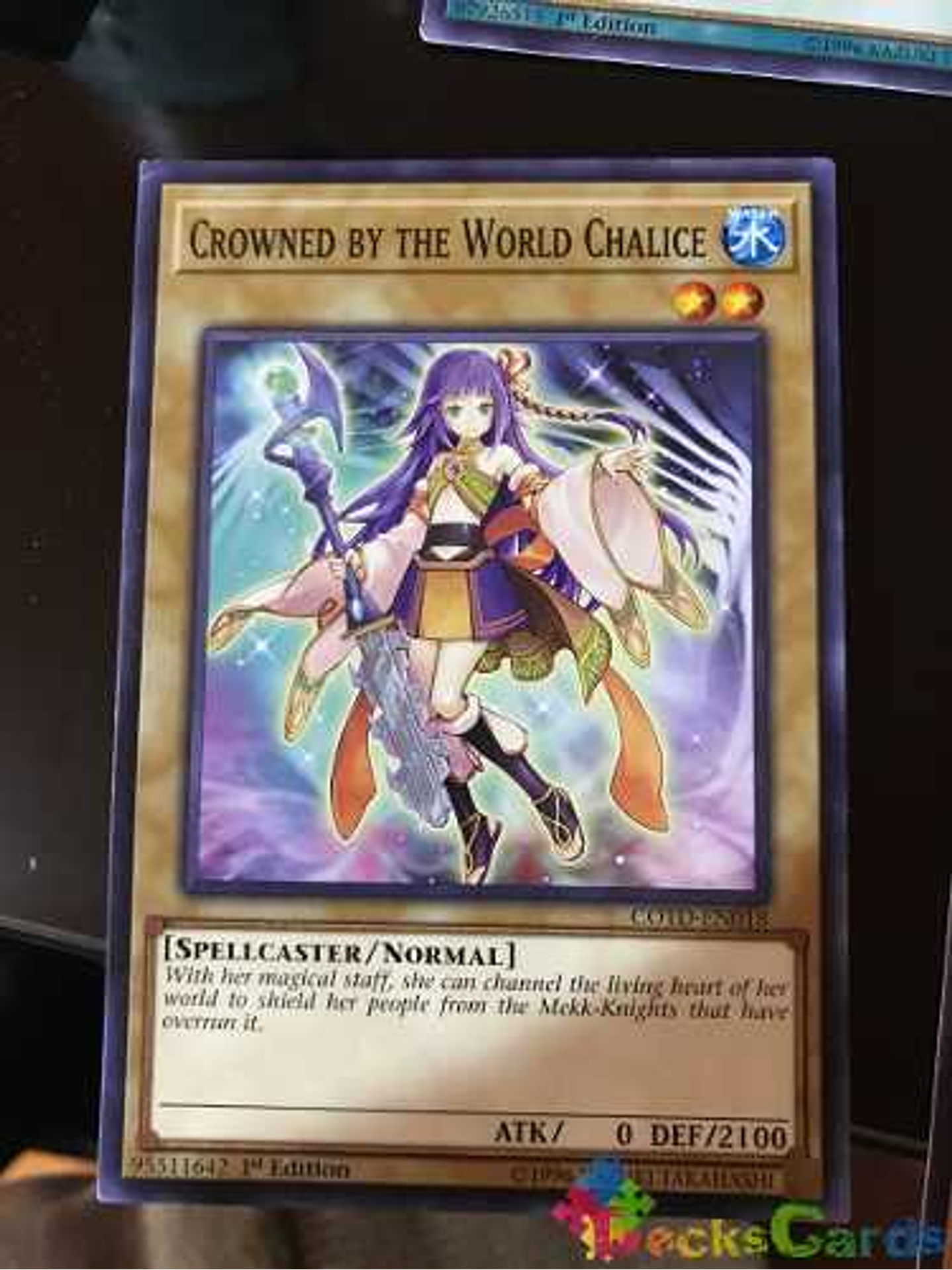 Crowned By The World Chalice - cotd-en018 - Common 1st Editi 1