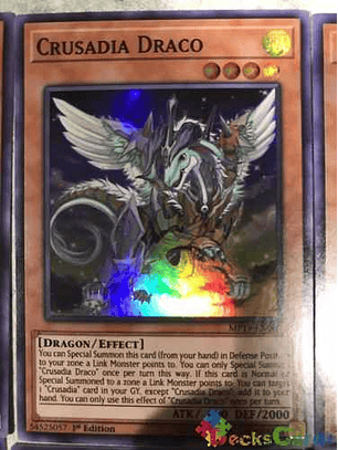 Crusadia Draco - mp19-en080 - Super Rare 1st Edition
