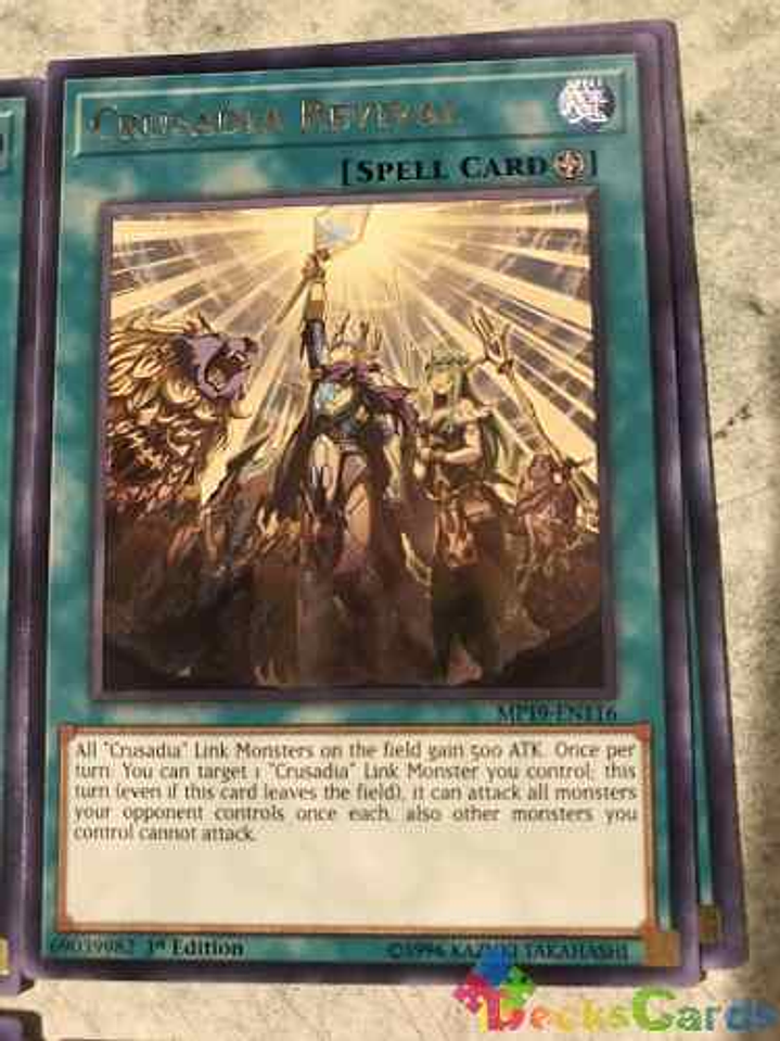 Crusadia Revival - mp19-en116 - Rare 1st Edition 1