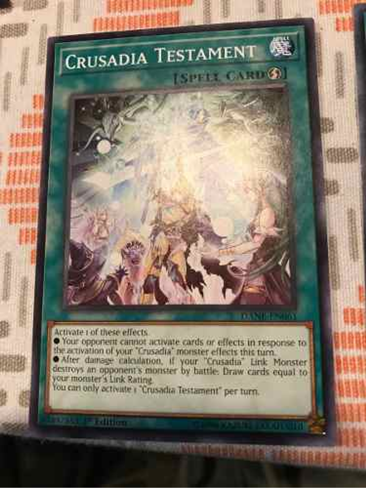 Crusadia Testament - dane-en061 - Common 1st Edition 1