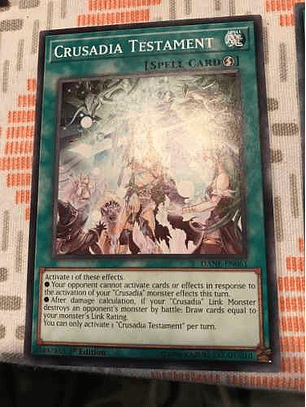 Crusadia Testament - dane-en061 - Common 1st Edition
